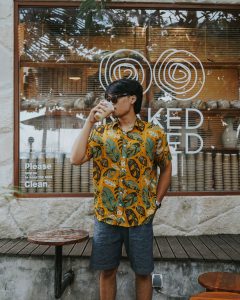 No rush. No drama. Just a man, his coffee, and the island state of mind. ☕#KhilafIsland #steadya