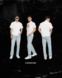 Simpel, clean, dan tetap standout.Bersiap hadapi hari dengan look minimalis khas Khilaf.Island-